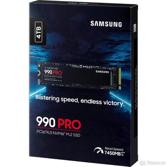 SSD Samsung 990 PRO 4TB M.2 NVMe NEROZBALENÝ - 2
