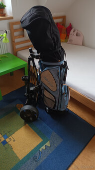 Kompletní golfový set zn.Topflite vč.bagu a vozíku - 2