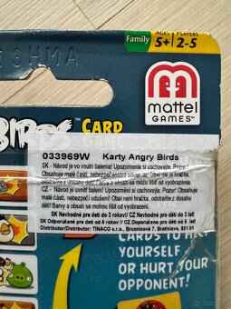 Karty hra Angry Birds - 2