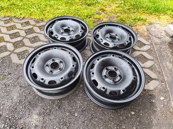Plechové disky 5x100 R14 Škoda Fabia 1,2,3, Rapid, VW - 2
