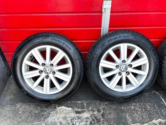 Original ALU kola VW WELLINGTON 15" 6J ET50 letní 195/65/R1 - 2