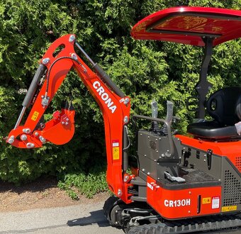 Minibagr CR13OH - tříválec yanmar (kubota) 1300 kg - 2