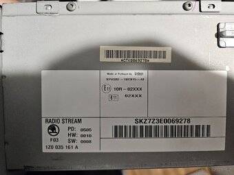 Autoradio Škoda Stream - 2