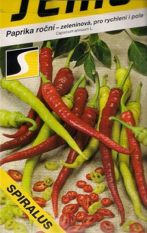 Nepálivá paprika "beraní roh" Spiralus - dvojice sazenic - 2