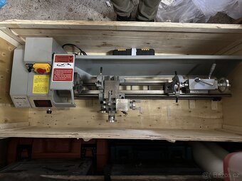 Soustruh stolní na kov 1100W 220x750mm Mini soustruh - 2
