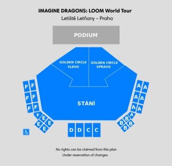Imagine Dragons - 11.6.2025 - Golden circle VLEVO - 2