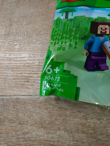 Nové LEGO Minecraft 30672 Steve a pandí mládě - 2