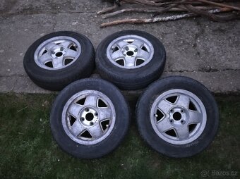 Litá kola 5,5x13 Ronal Favorit Blackline nové pneu - 2