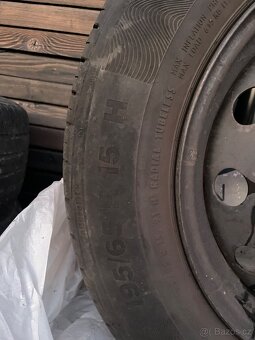 Disky+letné pneu Continental 195/65r15 - 2