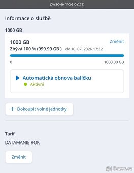 O2 SIM Cz datamanie 1000gb na rok - 2