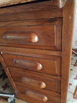 orig. stary a bytelny kanc. stul - 2