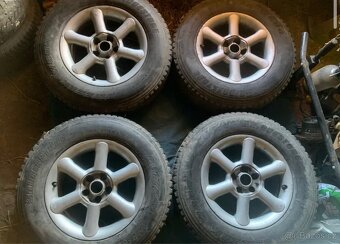 Alu kola Borbet 7,5J R16 + offroad pneu - 2