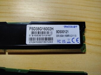 16gb ddr3 1600mhz ( 2x8gb set ) Patriot - 2