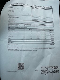 Renault Megane 1.6i 74kw, r.2012, původ ČR,rozvody,2.maj. - 2