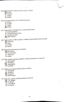 Soubor otázek na Farmaceutickou fakultu Hradec Králové - 2