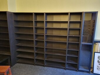 Knihovna,regál BILLY IKEA - černá - více kusů - 2
