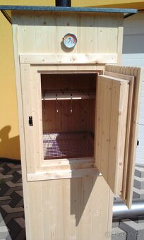 Dřevěná udírna, udírnu, smrk - 2