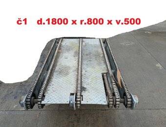 Reťazový dopravník 2x zachovalý - 2