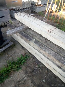 Betonové sloupy - prahy - 2