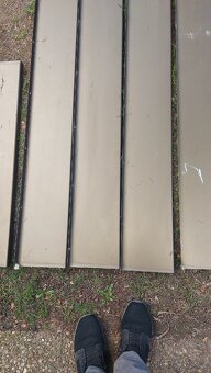 Venkovní parapety - pozinkované - 2