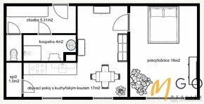 Prodej bytu 2+kk 56m2, os. vlastnictví, Dlouhá Třebová - 2