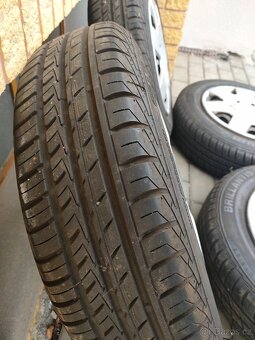 Kola 5x100 R14 s letními pneu Barum 165/70 R14 - 7mm - 2