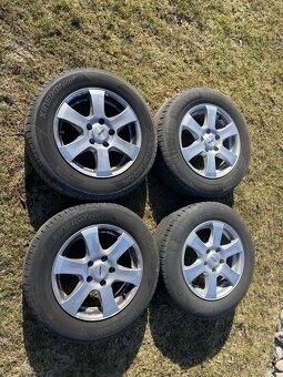 Prodám - Obutou sadu Alu kol 5x112mm,ET38,R15, AUTEC - 2