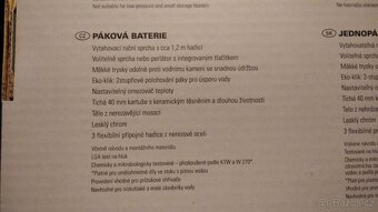 Kuchyňská baterie - 2