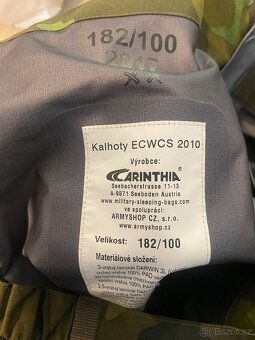 Ecwcs kalhoty Carinthia - 2