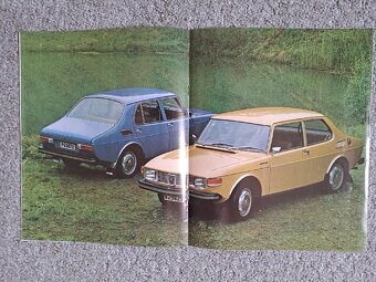 Prospekt automobilu SAAB 99, dobový pro TUZEX - 2
