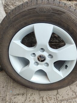 ALU disky originál Škoda 5x112 r15 (sada č.5) - 2