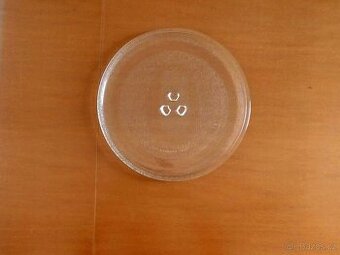 Otočný talíř do mikrovlnné trouby +základna +mřížka na gril - 2