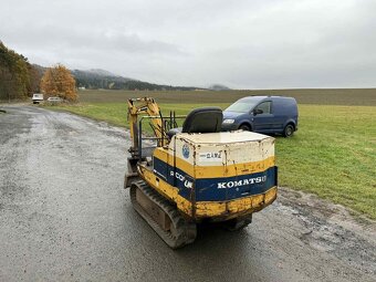 JAPONSKÝ MINIBAGR KOMATSU PC05 1500KG - 2
