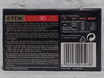 TDK SA-XS90 SA-XS90EB CHROM Retro Audiokazeta - 2