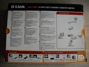 ETHERNET PŘEPÍNAČ DES-1008D - 2