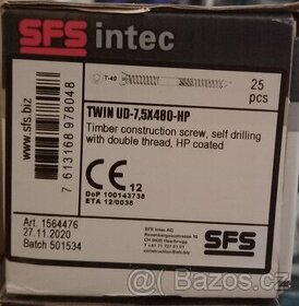 Vruty Twin UD 7,5x480 HP - 2