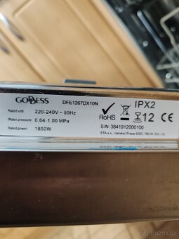 Myčka Goddess DFE1267DX10N - 2