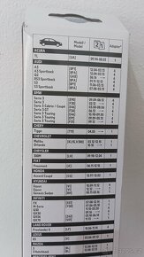 NOVÉ Flexi ploché stěrače 600+475mm - 2