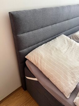 Čalouněná postel 160x200 s úložným prostorem - 2