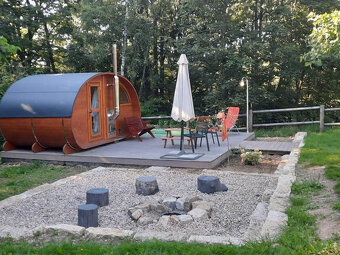 Oválná sauna s odpočívárnou - 2