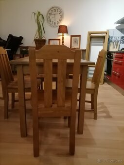 Jídelní stůl + 4 židle - 2