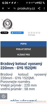 brzdový kotouč - 2