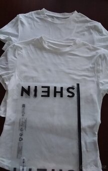 2 bílá trička nová vel. M Shein - 2