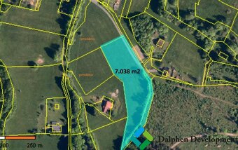 Investiční pozemek 7.038 m2 Trojanovice - 2