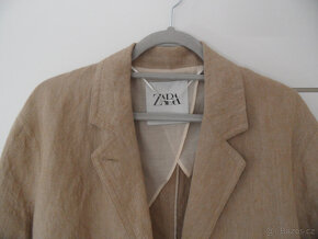 Lněný kabát oversize - 2