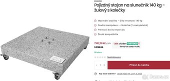 Kamen pod slunečník - 2