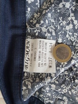 Elegantní kalhoty 1, vyšší postava, vel 106, 36/34 - 2