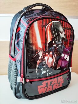 Dětský batoh STAR WARS, černo-šedo-červený, reflex… - 2