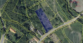 Prodej stavebního pozemku (2241 m2) Minice, okr. Louny - 2