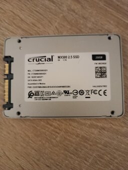 2,5” SSD disk Crucial250 GB - 2